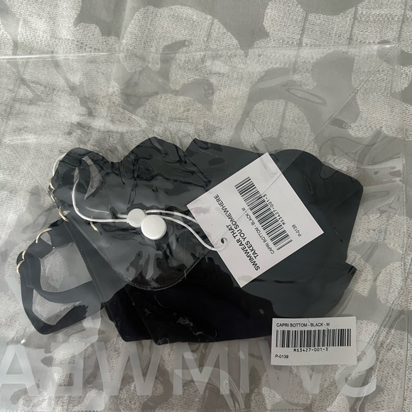 Monday Swimwear Black Capri Bottom - Picture 4 of 4